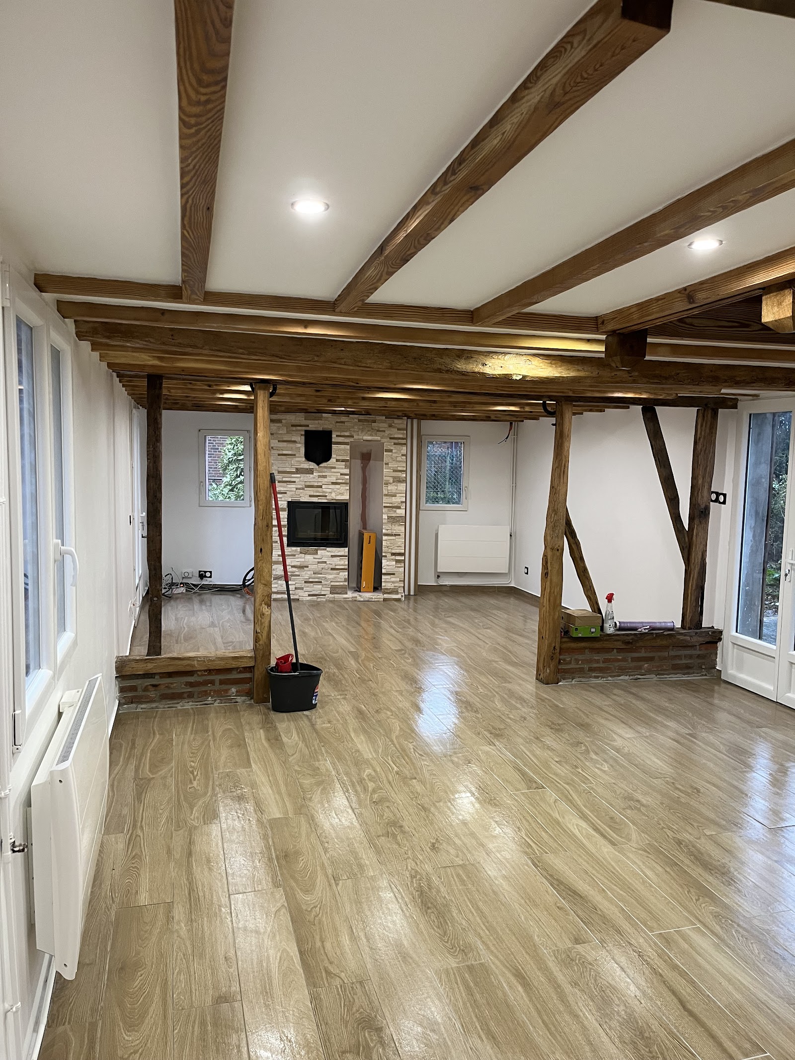 Radiateur et finitions d'une rénovation complète